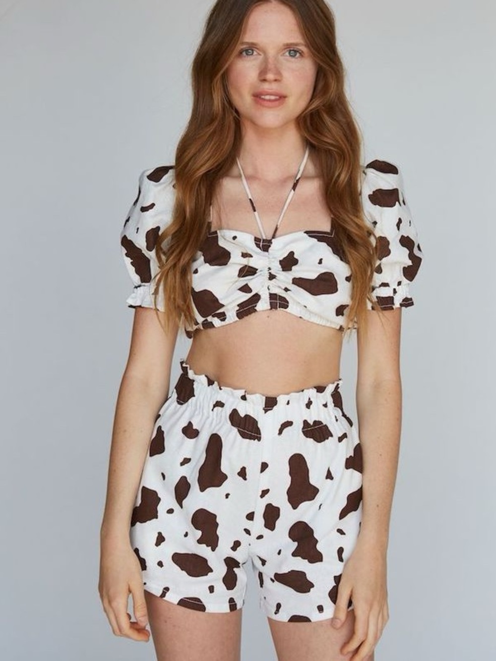 NWOT Lykke Wullf Juniper Cow Print Shorts